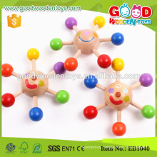 Wholesale Colorful Mini Peg-top Cheap Wooden Toy